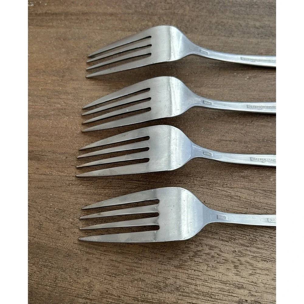 Reed & Barton Seychilles‎ Seashell Dinner Forks Set Of 4 Beach